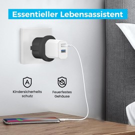 Travel Adaptor USA to Europe 2 Pieces, Travel Plug USA to Europe American to German Plug Adapter American to German Plug US to DE Plug USA to EU Adapter