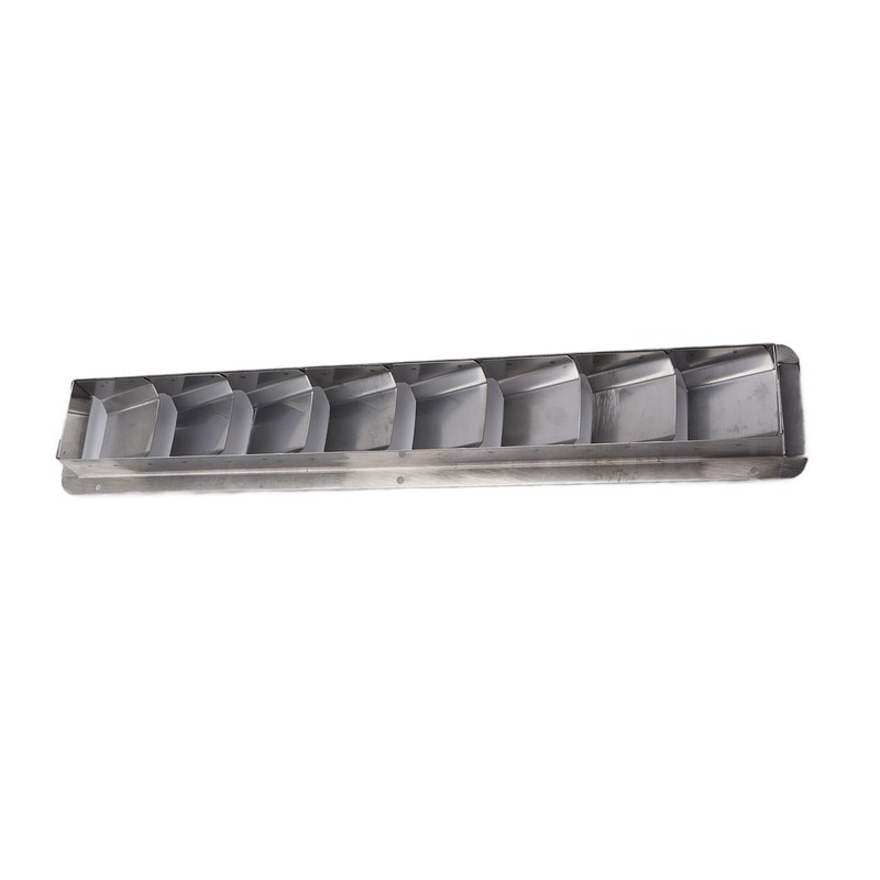 Marine Vent Grille Oblong Stainless Steel 8 Slots Grid Cover
