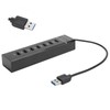 USB 3.0 Hub 7Port Splitter with Blue LED Indicator High