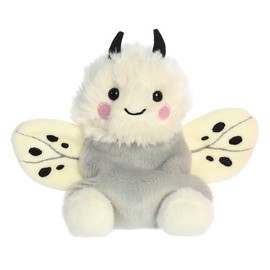 Aurora® Adorable Palm Pals™ Astra Moth™ Stuffed Animal - Pocket-Sized Play - Collectable Fun - White 5 Inches