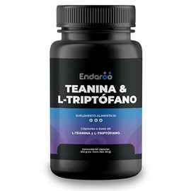L-Teanina y L-Triptófano | Suplemento Alimenticio para Relajación y Bienestar Emocional | Apoyo al Equilibrio Mental | Fórmula Dual | Sin Aditivos