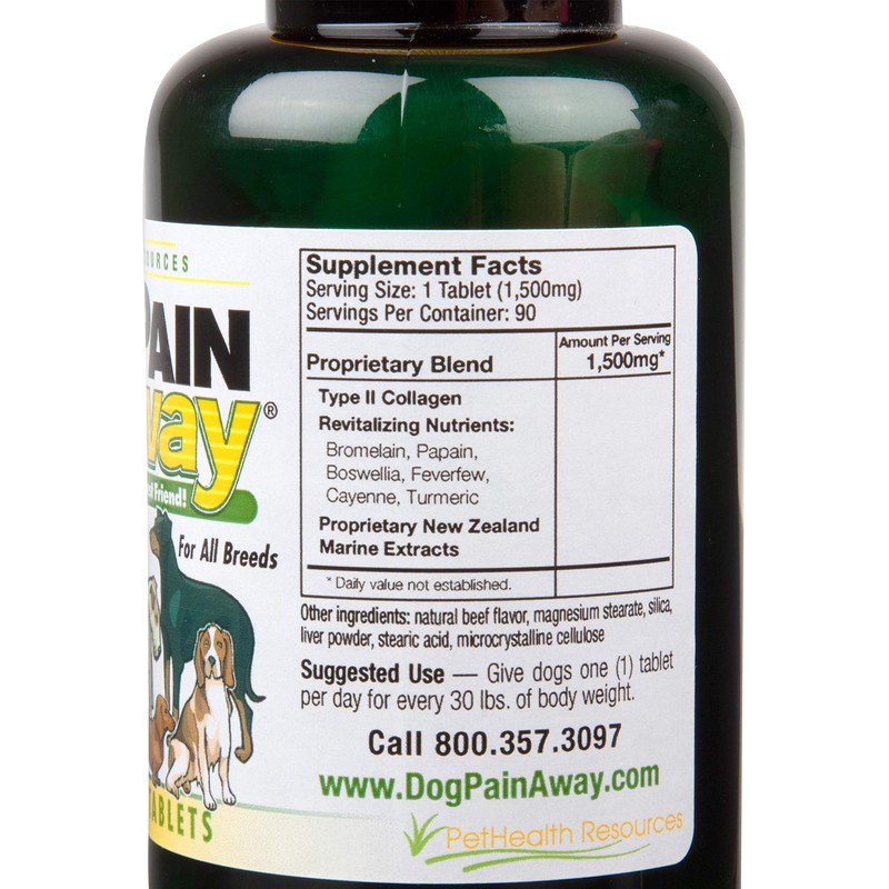 Dog Pain Away, Treats Arthritis, Inflammation, Joint Pain, & Decreased
