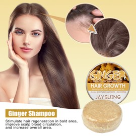 Pack of 2 Ginger Hair Regrowth Shampoo Bar Ginger Hair Growth Shampoo Ginger Hair Growth Shampoo Bar Solid Shampoo Bar Shampoo Against Hair Loss Promotes Hair Growth and Care