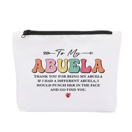 Birthday Gifts for Grandma - Grammie Gifts Cosmetic Bag, Mothers Day Gifts for Grandma - Gifts for Grandma Birthday, Grandma Birthday Gifts from Grandkids - Makeup Bag Gifts Ideas for Grandmother