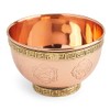 NKlaus Chakra Incense Bowl Diameter 8 cm Solid Copper Incense