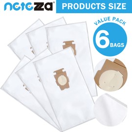 1 paquete (6 bolsas) bolsas de polvo para aspiradora 204811 204814 204808 bolsas de tela blanca universales para todos los modelos Sentria I, II, G10, G10D, G10E, G10SE
