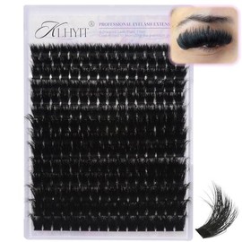 KLHYIT 200D 속눈썹 클러스터 12-20mm 두꺼운 볼륨 224pcs 밍크 인조 부드러운 위스피 개별 DIY 연장, KLHYIT 작성 [200D 12-20MM 224Pcs] 200D Eyelash Cluster 12-20mm Thick Volume 224pcs Mink Faux Soft Wispy Individual DIY Extension, by KLHYIT [200D 12-20MM 224Pcs]