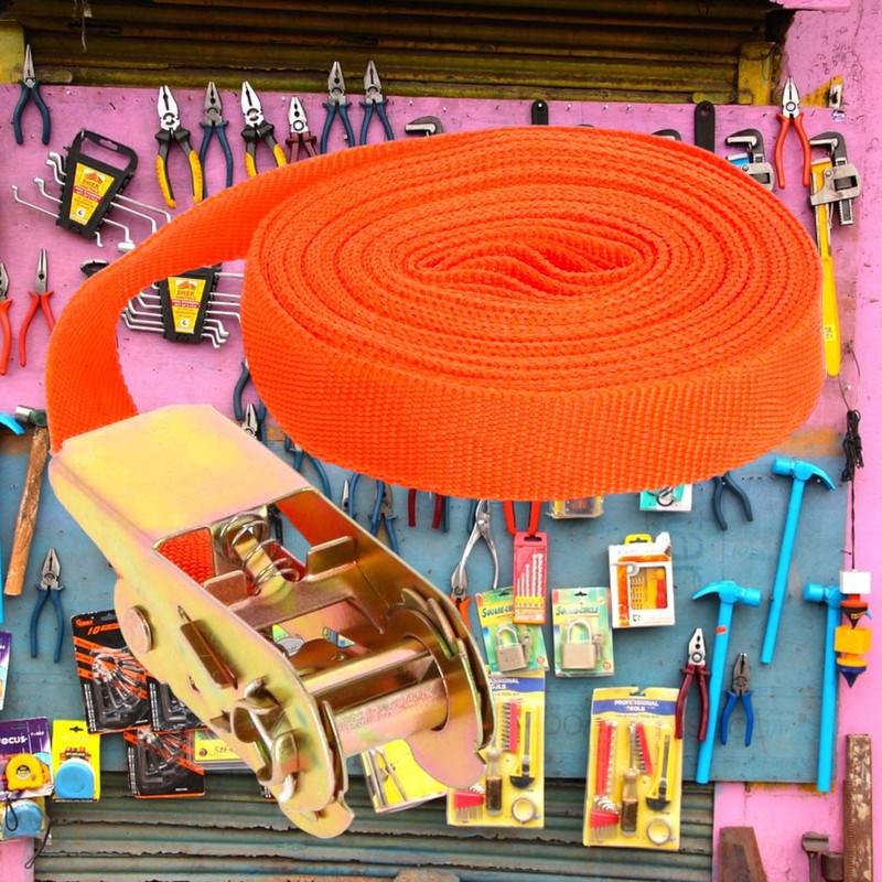 all-around24 Lashing Strap - 7.5 m Lashing Straps with Ratchet