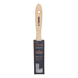 Brocha 1'mango De Madera Corte Recto Cerdas S Truper 13342
