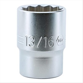 1/2" Drive Deep Socket, 12 Point, 13/16"