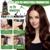 Shampoo para Canas, Hair Dye Shampoo 3 en 1 de