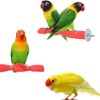 Wooden Bird Perch Rod Frosted Rod Standing Frame Stand Pole
