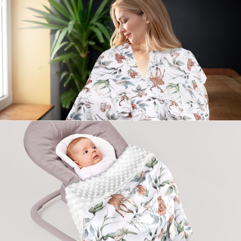 TANOFAR Baby Carseat Canopy, Peekaboo Opening Car Seat Canopy for