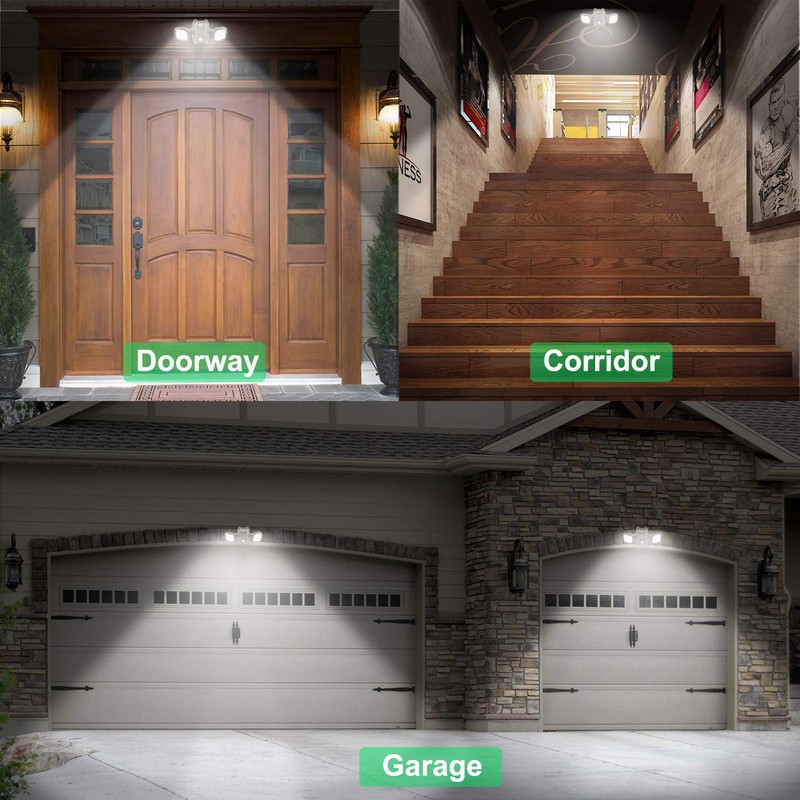 BIGLIGHT Motion Sensor Light Battery Operated, IP65 Waterproof Wireless Indoor