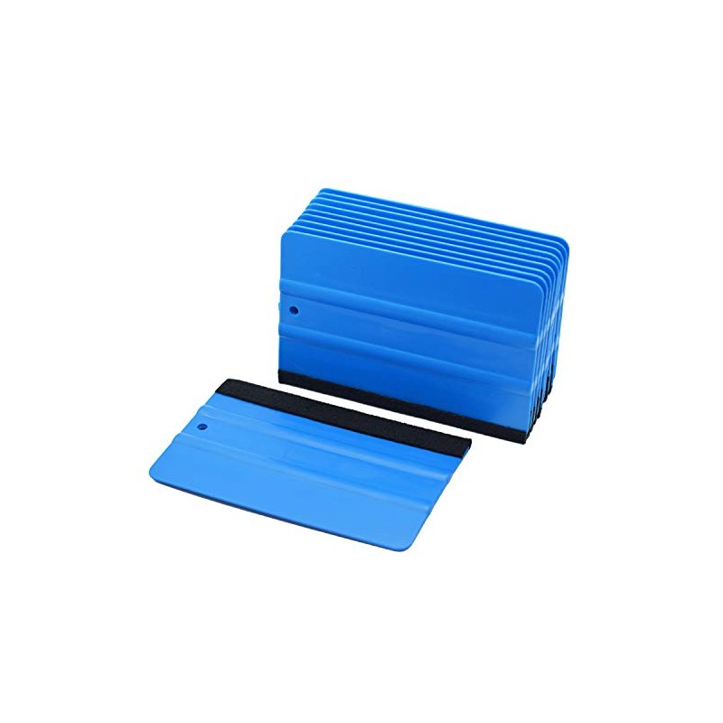 Ewrap 10 Pack Soft Automotive Vinyl Wrap Felt Squeegee Window