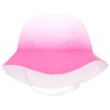 Wee Ones Girls' Reversible Sun Hats with Chin Straps, Stylish
