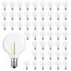 ECOVANIA G40 LED String Light Bulbs,1.57 Inch Plastic LED Globe