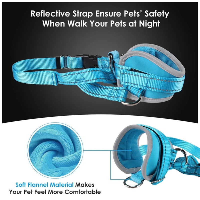 Nasjac Soft Nylon Muzzle for Dogs - Adjustable Dog Mouth