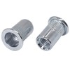 (Pack of 50) M10 x 17mm Flat Head Knurled Rivet