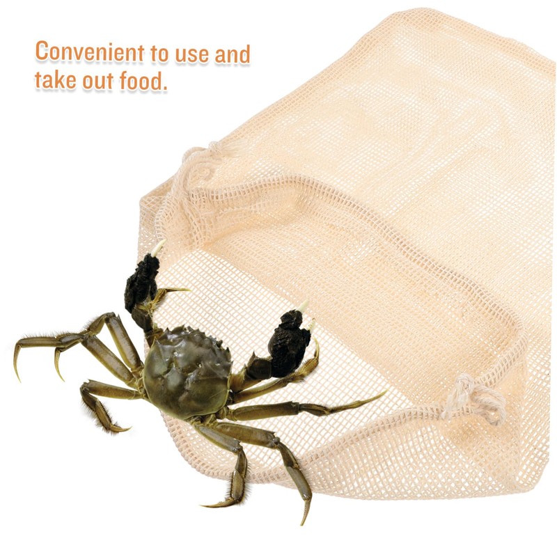 LABRIMP 4 Pack Seafood Boil Bags Pot Bag Set Cotton
