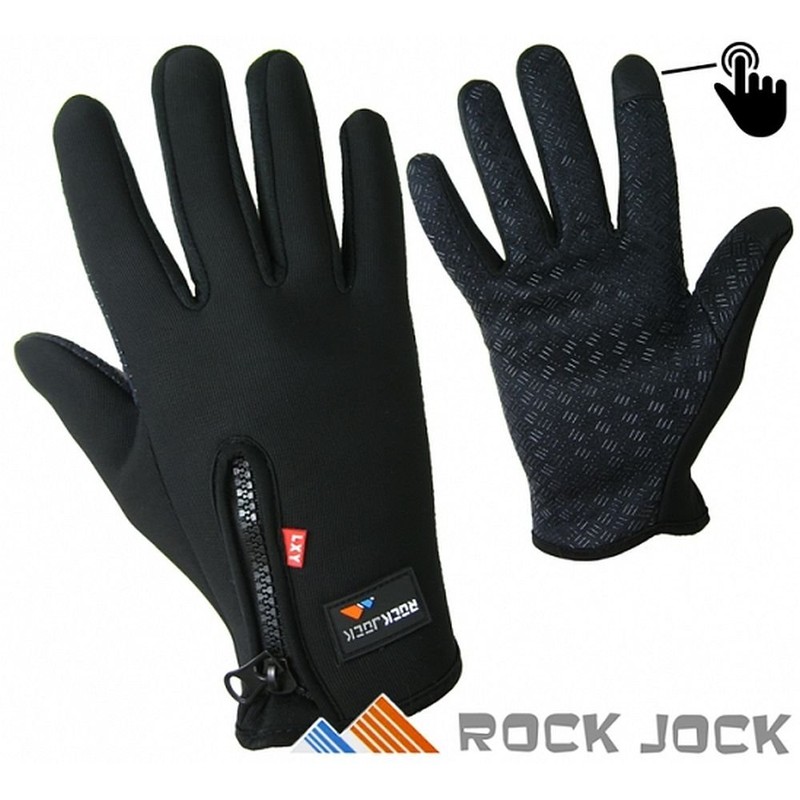 Adults Sports Activity "Touchscreen" Fleece Lined Gloves by RockJock