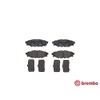 Brembo P78020 Rear Brake Pads Pack of 4