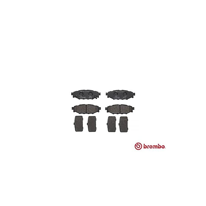 Brembo P78020 Rear Brake Pads Pack of 4