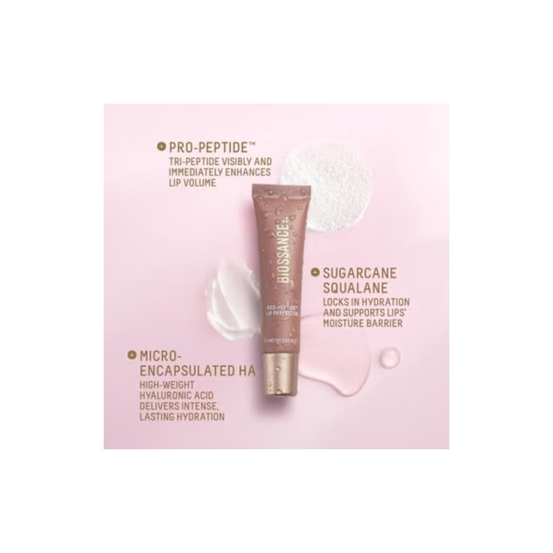 Biossance Pro-Peptide Lip Perfector Cosmic Cocoa – Bálsamo Labial Hidratante