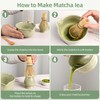 Matcha Whisk Set, Japanese Tea Set Includes Matcha Bowl with
