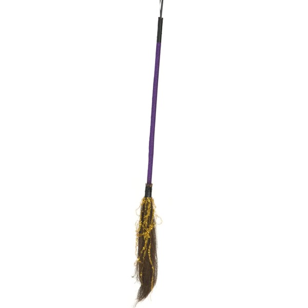 Charades Straight Witch Broom, As Shown, One Size