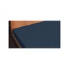 Fab the Home FH131811-310 Fitted Sheet, Navy, Single 39.4 x