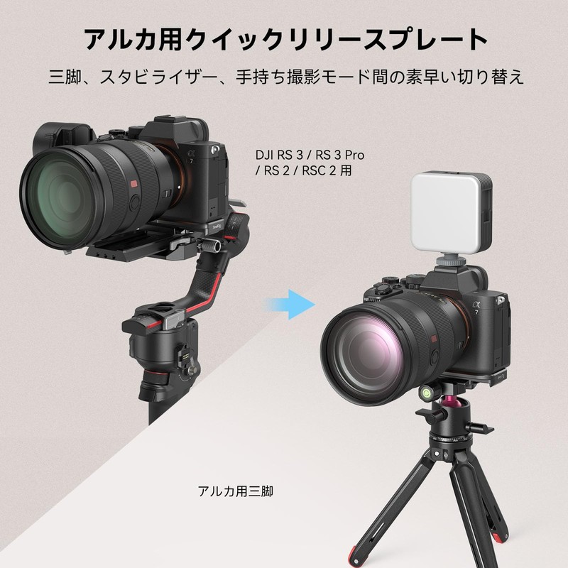 SMALLRIG Base Plate for Sony A7R V/A7 IV Bottom Mount