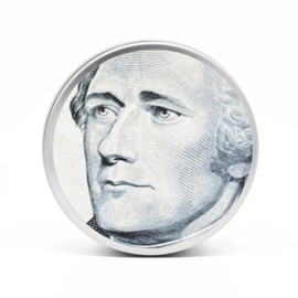 JD and Kate Industries Alexander Hamilton Scented Candle | Hand-Poured in 16 oz tin | Wood and Rum Scent