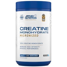 Applied Nutrition Creatine Monohydrate Powder for Strengh, Muscle, Power & Performance, Tested for Athletes 100% Pure Micronized Creatine, 5g per Serving Unflavoured, 1kg 200 Servings