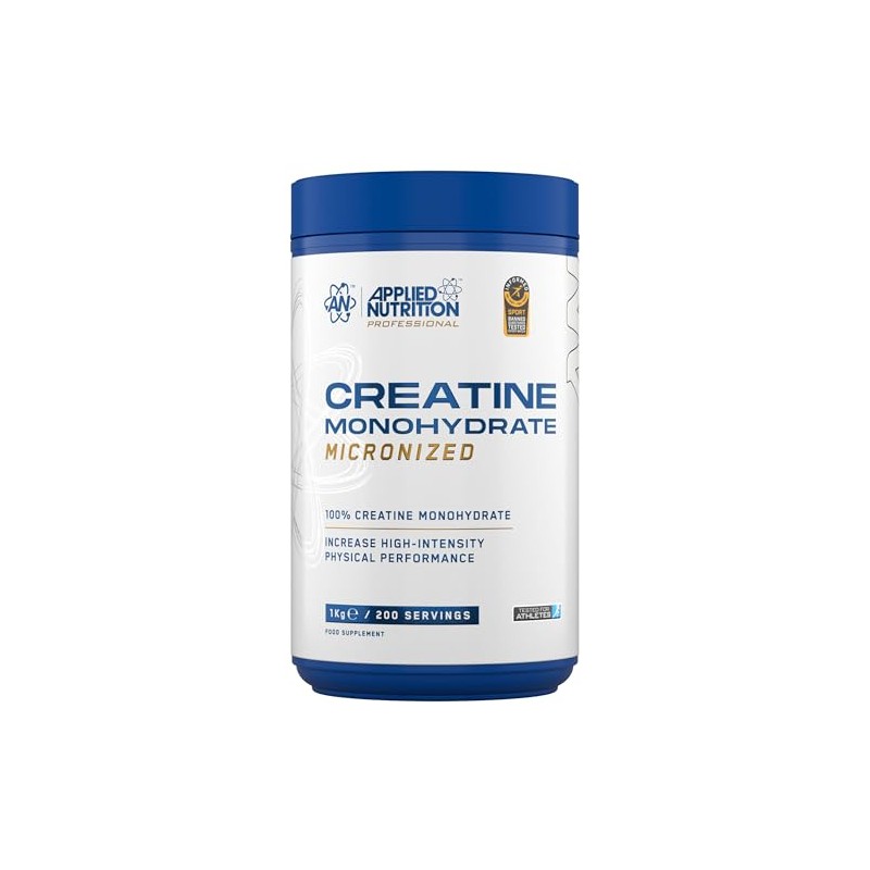 Applied Nutrition Creatine Monohydrate Powder for Strengh, Muscle, Power &