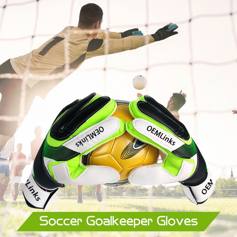 Latex Soccer Goalkeeper Gloves Football Goalie Gloves with Strong Grips