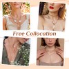 Necklace Layering Clasps, 2 Pcs Necklace Clasps and Closures for