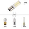 HRYSPN BA15D Double Bayonet Sewing Machine LED Light Bulb 5