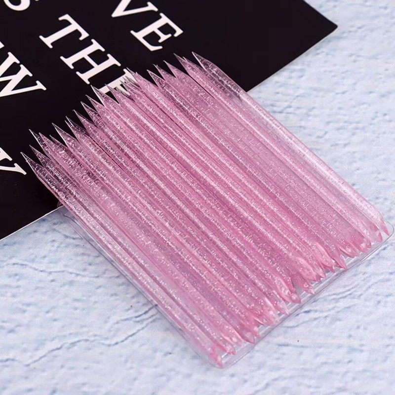 Cuticle Pusher Nail File - Pack of 100 Double Sided