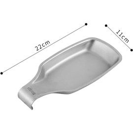BESTYASH Soporte De Cuchara De Acero Inoxidable Cocina Descansa Cucharas Con Diseño Moderno Organizador Utensilios Y Ahorra Espacio El Mostrador