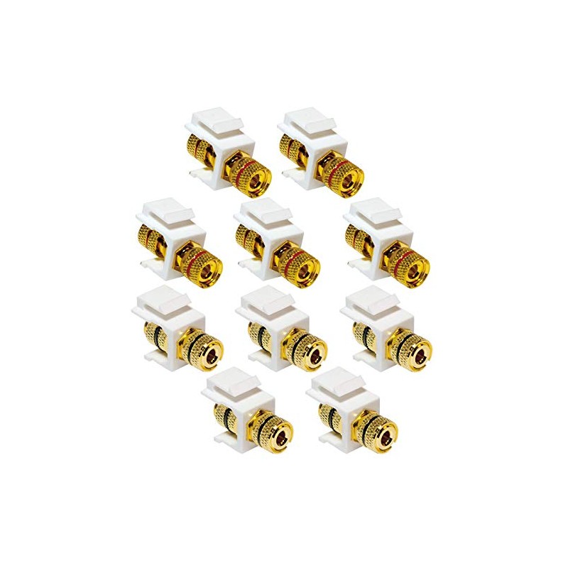 Faconet Set with 2x Audio Cable Speaker Cable Binding Post