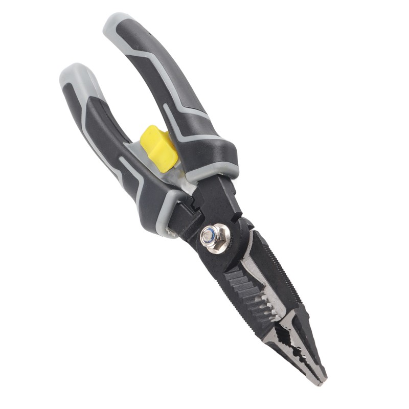 Black Yellow Electrician Wire Stripping Pliers Multifunctional Needle Nose Stripper