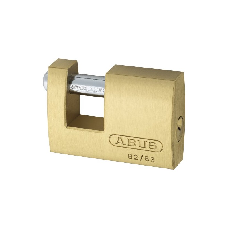 ABUS 11572 Monoblock Brass Shutter Padlock with 8502 Alike Keyed