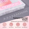 Quaferen Extra Short Nail Tips: 600Pcs Square Nail Tips Half