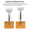 Gasea 22 Pcs Damaged Screw Extractor Set for Broken Screw