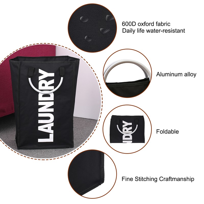Practical Foldable Laundry Bag Washing Dirty Clothes Laundry Basket Storage