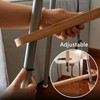 High Chair Footrest, Natural Bamboo Wooden Footrest Compatible with IKEA