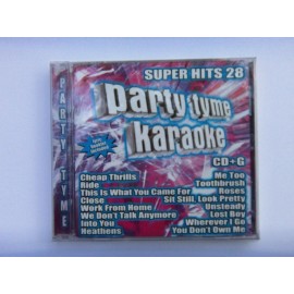 Party Tyme Karaoke: Super Hits, Vol. 28 by Karaoke (CD, Oct-2016, Sybersound...