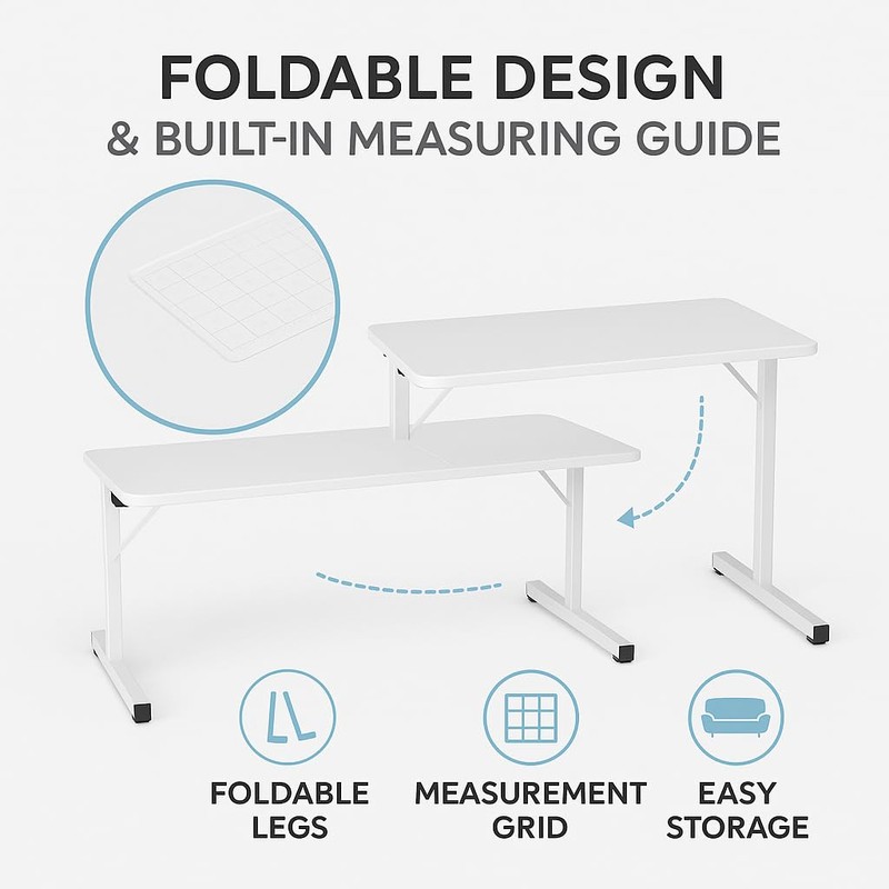 Ergode Gidget I Sewing Table – 2-Position Lift, Sturdy Steel