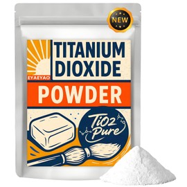 Titanium Dioxide, 8 Ounces TiO2 Pure Titanium Dioxide for Soap Making, Whitening Colorant for Crafts Paints, Titanium Dioxide Powder, Pigment & Colorant (8 Ounces)
